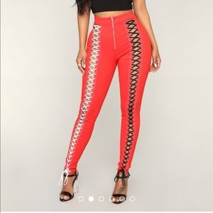 Fashion nova pants size large NWT